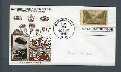 VEGAS - 1945 US Army First Day Cover With Crosby Type Cache - Scott 934 - FG142