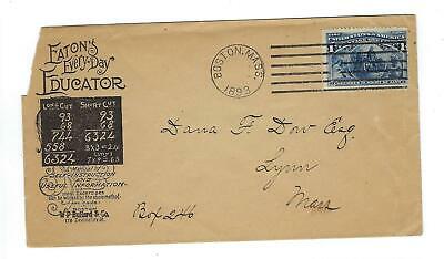 VEGAS - 1893 Eaton's Every-Day Educator Extreme Ad Cover - FF146