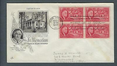 VEGAS - 1945 Roosevelt Warm Springs, GA First Day Cover - Scott 931 - FK148