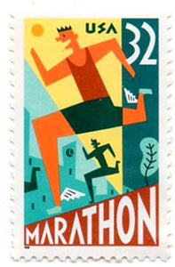 1996 Marathon Single 32c Postage Stamp - Sc# 3067 -  MNH,OG