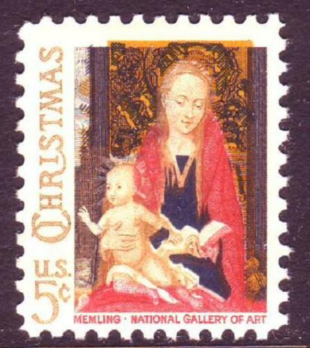 1966 - Christmas Madonna Single 5c Postage Stamp - Scott 1321 - MNH, OG - CW303a