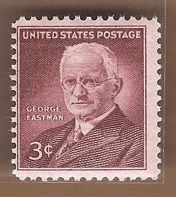 1954 George Eastman Single 3c Postage Stamp  -  Scott 1062 -  MNH,OG