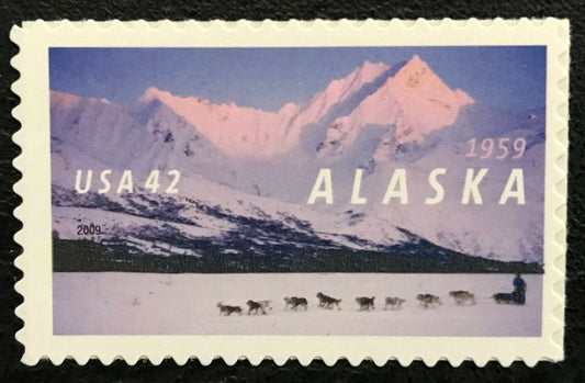 2009 Alaska Statehood Single 42c Postage Stamp Scott 4374 - MNH - DM129
