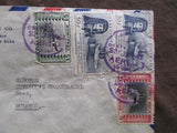 1962 Costa Rica To Netherlands Airmail Business Cover - 4 Stamps (VV138)