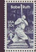 1983 Babe Ruth Baseball Player Single Stamp Scott 2046 - MNH - DS168d