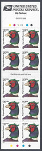 1998 Pheasant Booklet Pane Of 10 20c Postage Stamps - Sc# 3050a - MNH, OG - Unfolded - DG124
