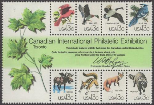 1978 CAPEX Canadian Int Philatelic Exhibition Sheet Of 8 13c Postage Stamps Scott 1757 - MNH, OG - CQ35a