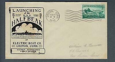 VEGAS - 1946 Submarine USS Halfbeak Launch Spader Cover - FK113