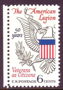 1969 American Legion Single 6c Postage Stamp - MNH, OG - Sc# 1369 - CX354a