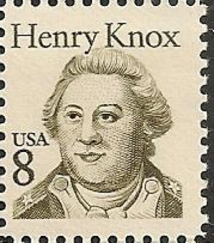 1985 Henry Knox Single 8c Postage Stamp - MNH, OG - Scott 1851