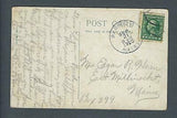 VEGAS - Posted 1920 Berwick, ME Sullivan Square Looking East Postcard - FE450