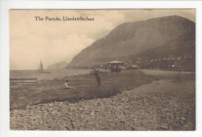Vintage Great Britain Photo Postcard - The Parade, Llanfairfechan, Wales (AN44)