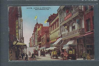 VEGAS - Early 1900s San Francisco A View In Chinatown Postcard - FK177