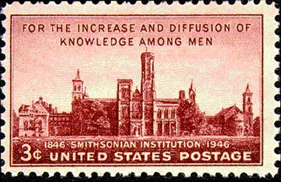 1946 Smithsonian Institution Single 3c Stamp - Scott943 - MNH,OG