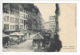 Vintage Switzerland Photo Postcard - Geneva Street Scene (AN38)