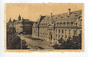 1948 Luxembourg To France Photo Postcard - Arbed Palace (AC56)