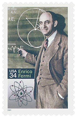 2001 Enrico Fermi Single 34c Postage Stamp  - Sc# 3533 -  MNH,OG