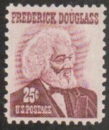 1967 Frederick Douglass Single 25c Postage Stamps - MNH, OG - Scott 1290a