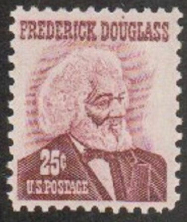 1967 Frederick Douglass Single 25c Postage Stamps - MNH, OG - Sc# 1290a