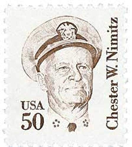 1980-1985 Chester W Nimitz Single 50c Postage Stamp   - Sc# 1869  -  MNH,OG