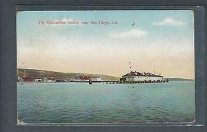 VEGAS - Posted 1912 Quarantine Station Near San Diego Postcard - FK190