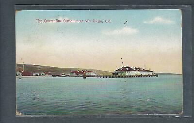 VEGAS - Posted 1912 Quarantine Station Near San Diego Postcard - FK190