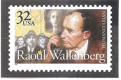 1997 Raoul Wallenberg Single Stamp  - Scott  3135 -  MNH,OG