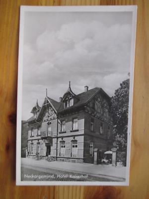 Vintage Germany Photo Postcard - Neckargemund, Hotel Kaiserhof (ZZ136)