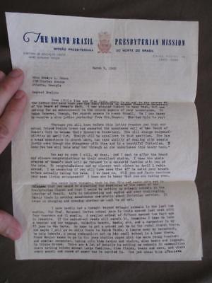 1960 Brazil To USA Airmail Cover - "Misdirected" With Mission Letter (XX42)