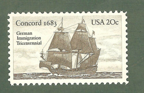 1983 Concord 1683 Single 20c Postage Stamp - Sc# 2040 - MNH - CW484c ...