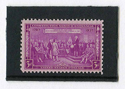 1937 Adoption of the Constitution, Single 5c Postage Stamp  - Sc# 798 - MNH,OG