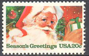 1983 Christmas - Santa- Single 20c Postage Stamp Sc# 2064 -MNH, OG - DS157
