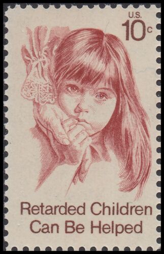 1974 Help Retarded Children Single 10c Postage Stamp - MNH, OG - Scott 1549 - CX323a