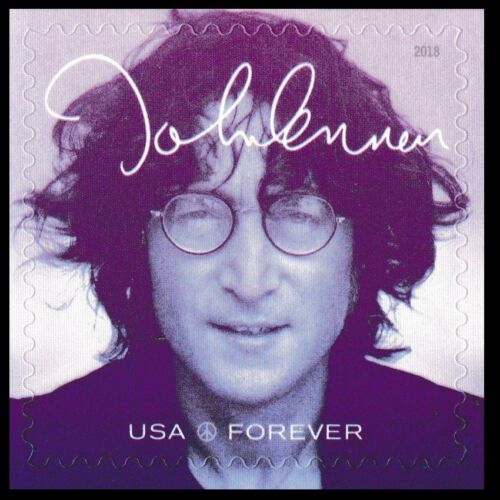2018 John Lennon Single "Forever" Postage Stamp - MNH, OG - Scott 5314