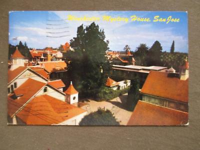 1965 USA Photo PC, Winchester Mystery House, San Jose - With Message (UU112)