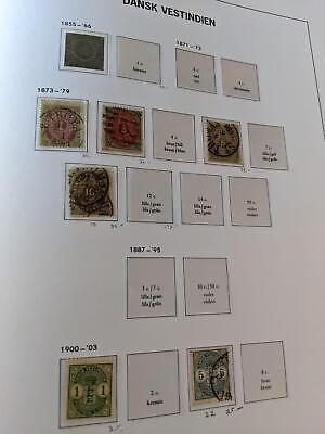 VEGAS -Denmark Davo Album To ~1976, BOB,Danish W. Indies Better Stamps~51 Photos