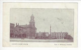 Early 1900s USA Photo Postcard - County Courthouse - Upper Midwest? - (AJ65)