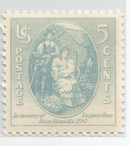 1937 Virginia Dare Single 5c Postage Stamp  -Scott 796 - MNH,OG