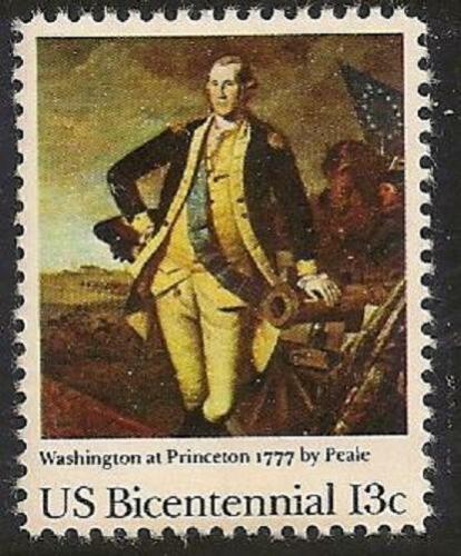 1977 George Washington At Princeton Single 13c Postage Stamp - Sc# 1704 - MNH - CW431