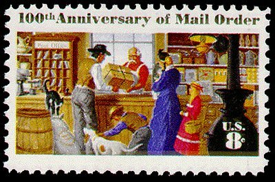 1972 100th Anniversary  of  Mail Order Business - Single 8c Postage Stamp  - Scott 1468 -  MNH,OG