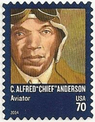 2014 Alfred "Chief" Anderson Black Heritage Single 70c Postage Stamp - Scott 4879 - MNH -DS105