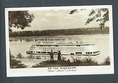 VEGAS - c1951 Steamer Admiral At St. Louis RPPC Real Photo Postcard - FE424