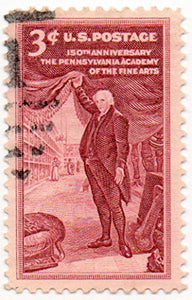 1955 Pennsylvania Academy Of The Fine Arts Single 3c Postage Sttamp  - Sc# 1064 -  MNH,OG