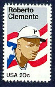 1984 Roberto Clemente Single 20c Postage Stamp - MNH, OG - Scott# 2097 - DS194b