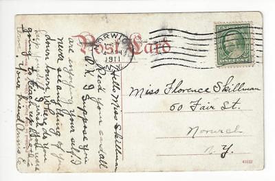 Posted 1911 Norwich, NY USA Postcard- Faxton Hospital, Utica (AT53)