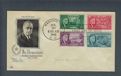 VEGAS - 1946 Franklin D. Roosevelt Series First Day Cover - Scott 930-933 - FG140