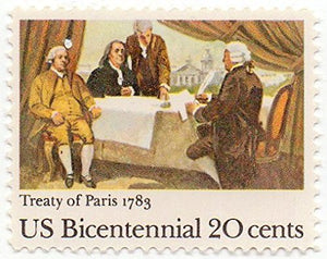1983 Signing Of The Treaty Of Paris Single 20c Postage Stamp  - Sc# 2052 -  MNH,OG