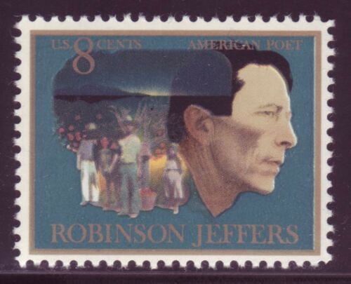 1973 Robinson Jeffers Single 8c Postage Stamp - MNH, OG - Scott 1485