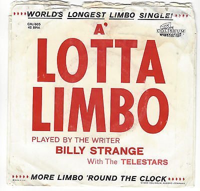 1963 Billy Strange "A Lotta Limbo" - Coliseum Records - Record Is Nice...