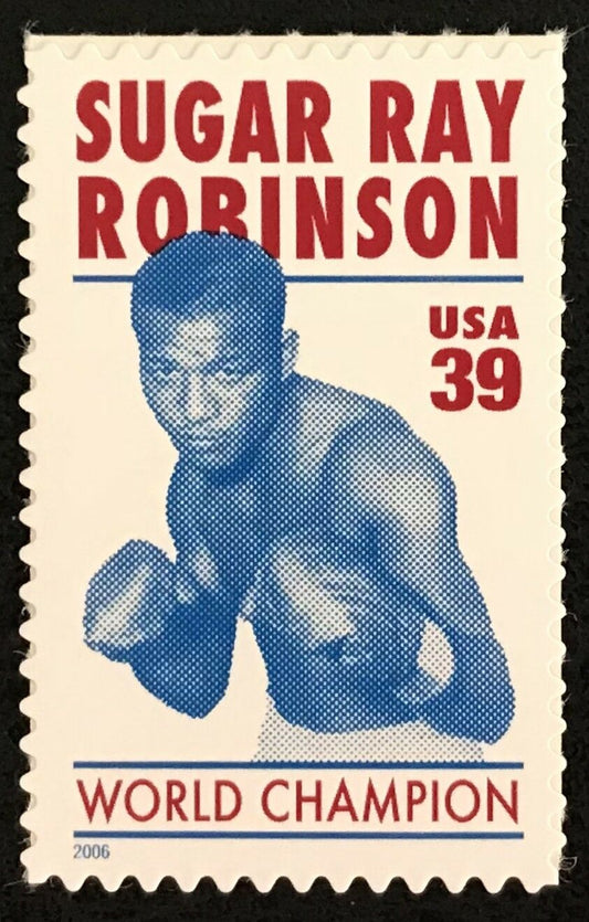 2006 Sugar Ray Robinson Single 39c Postage Stamp - MNH, OG - Scott 4020 - CX835a